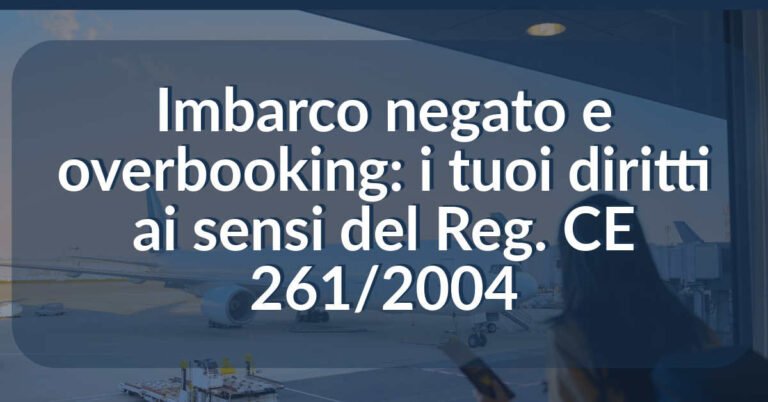 Imbarco negato e overbooking